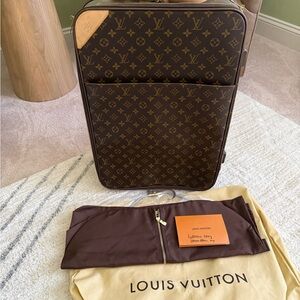 Louis Vuitton Monogram Pegase 55 Carry On Luggage
